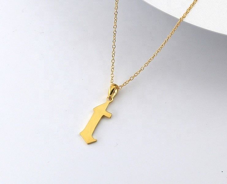 Gothic Alphabets Little Letter Pendants 3D print model_64