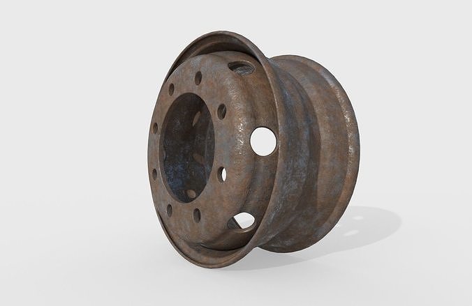 Rim M6 - Old version Low-poly 3D model 4