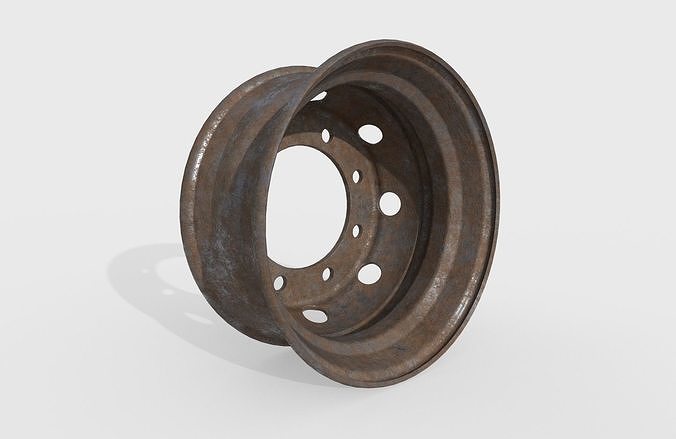 Rim M6 - Old version Low-poly 3D model 6
