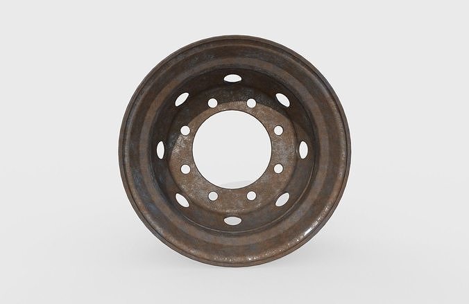 Rim M6 - Old version Low-poly 3D model 7