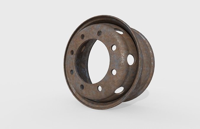 Rim M6 - Old version Low-poly 3D model 2