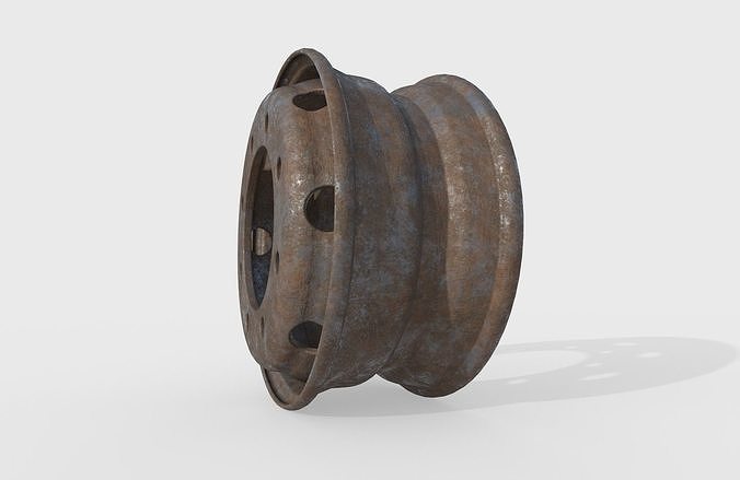 Rim M6 - Old version Low-poly 3D model 5