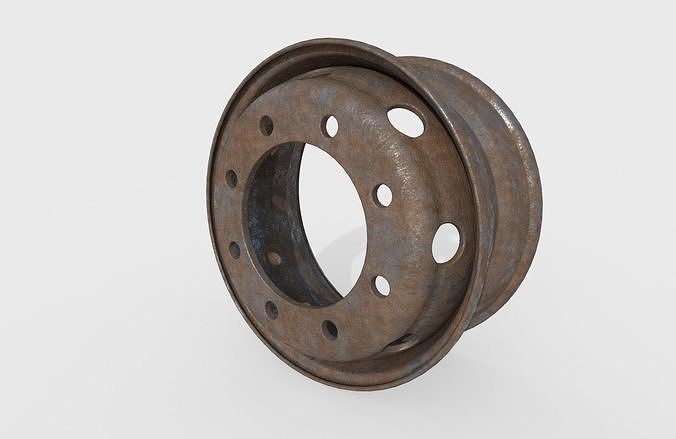 Rim M6 - Old version Low-poly 3D model 3