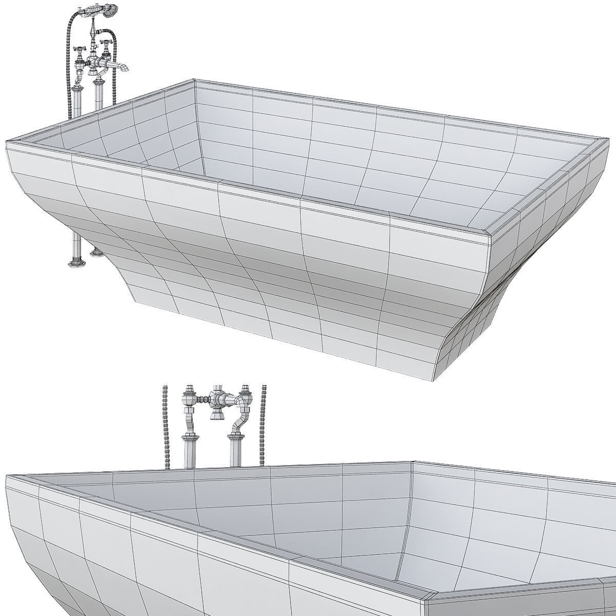 bath - Room collection 3d model Low-poly 3D model_9