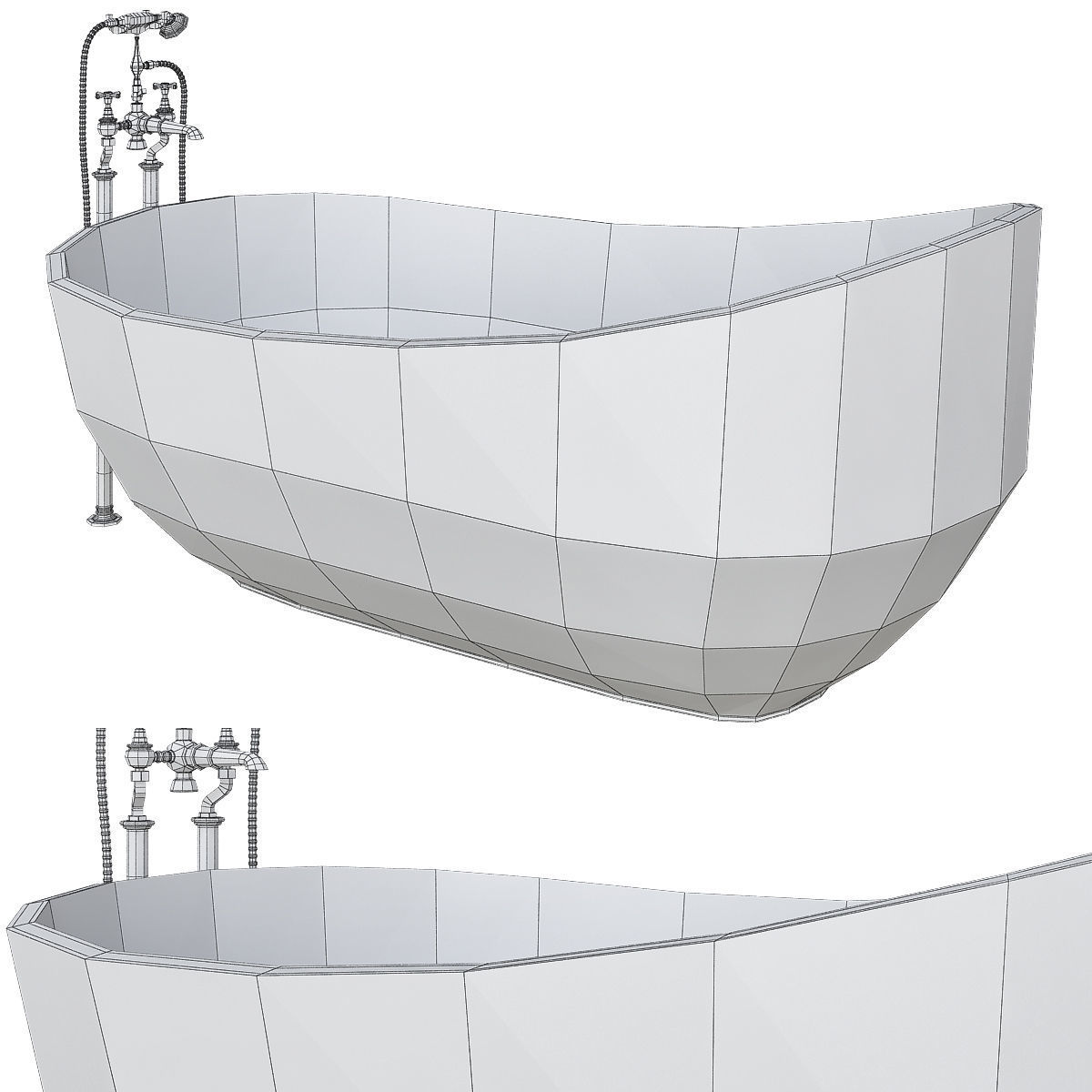 bath - Room collection 3d model Low-poly 3D model_17