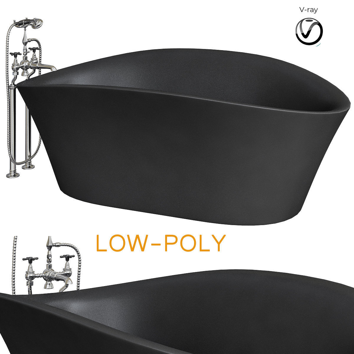 bath - Room collection 3d model Low-poly 3D model_18