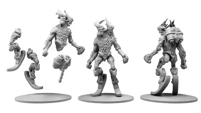 Cyber Ettin Mini for 3d print