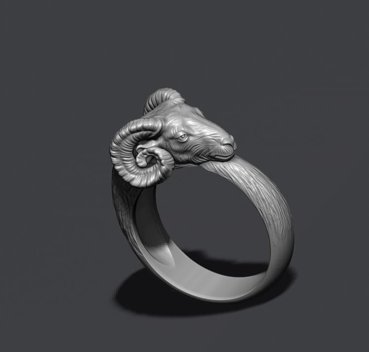 ram ring 3D print model_7