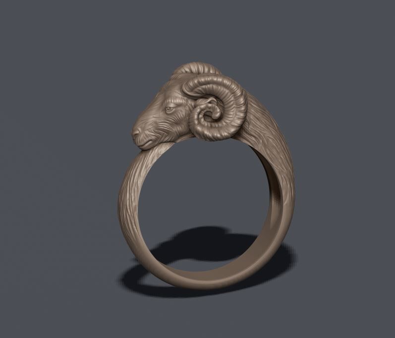 ram ring 3D print model_1