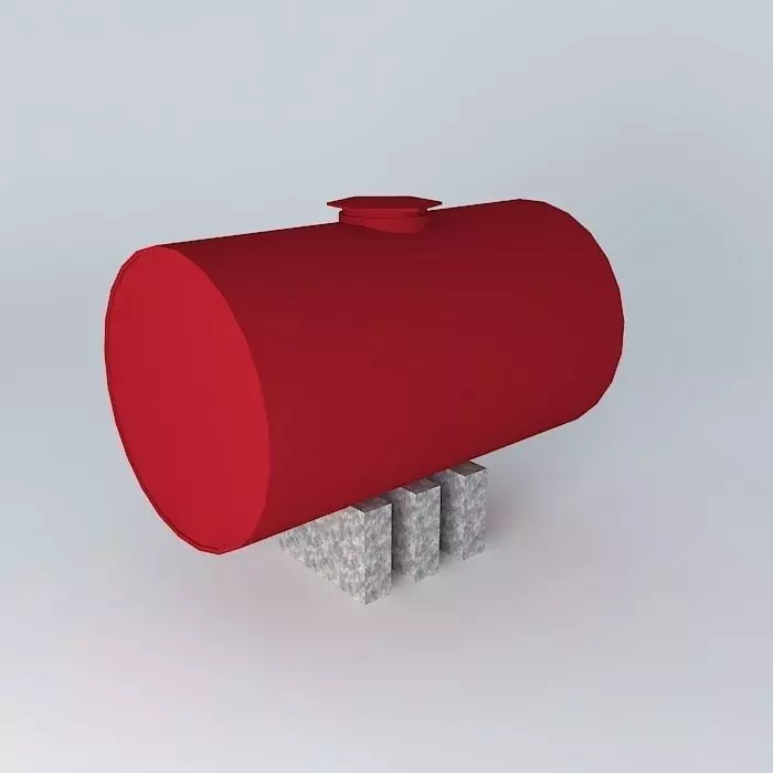 Water drum Free 3D model