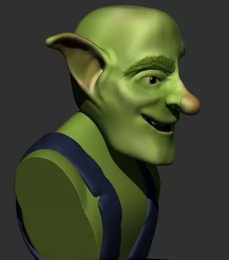 Busto Goblin Clash Royale Free 3D model