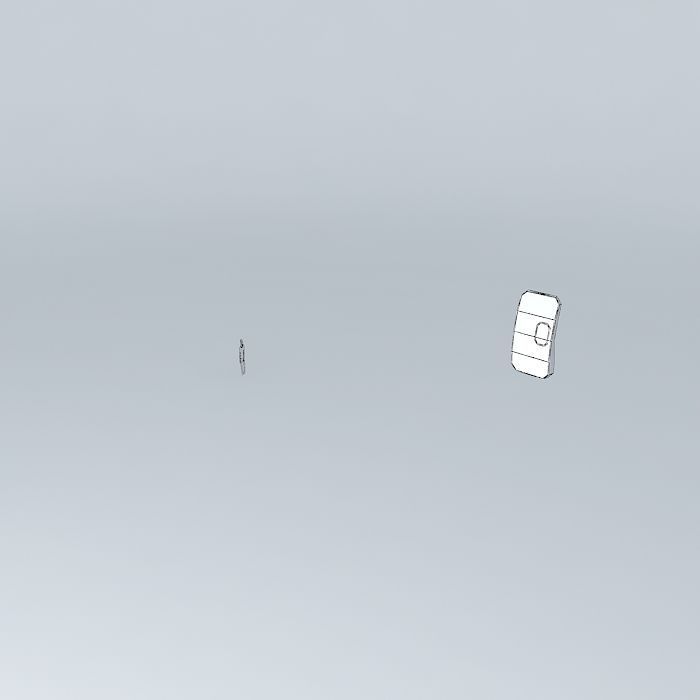 Boeing 747 800 Emrgency Exit Free 3D model_4