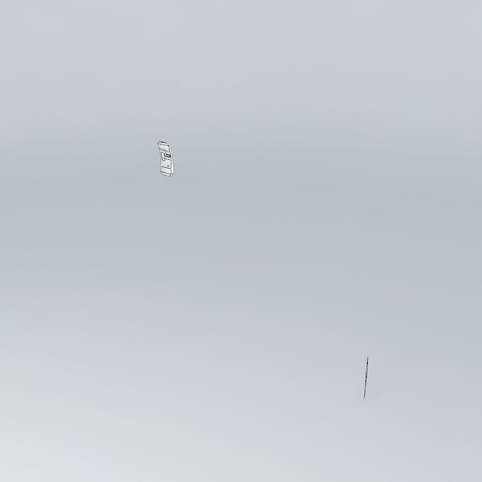 Boeing 747 800 Emrgency Exit Free 3D model_3