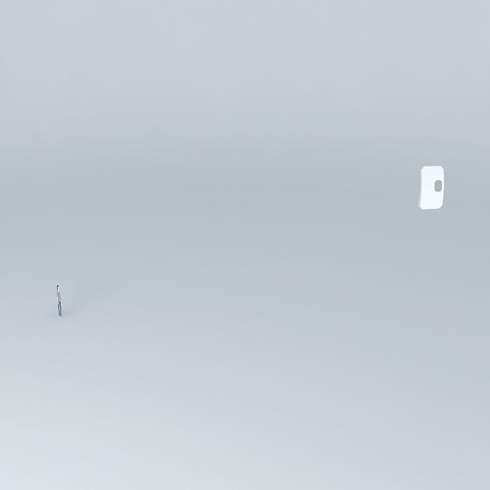 Boeing 747 800 Emrgency Exit Free 3D model_2