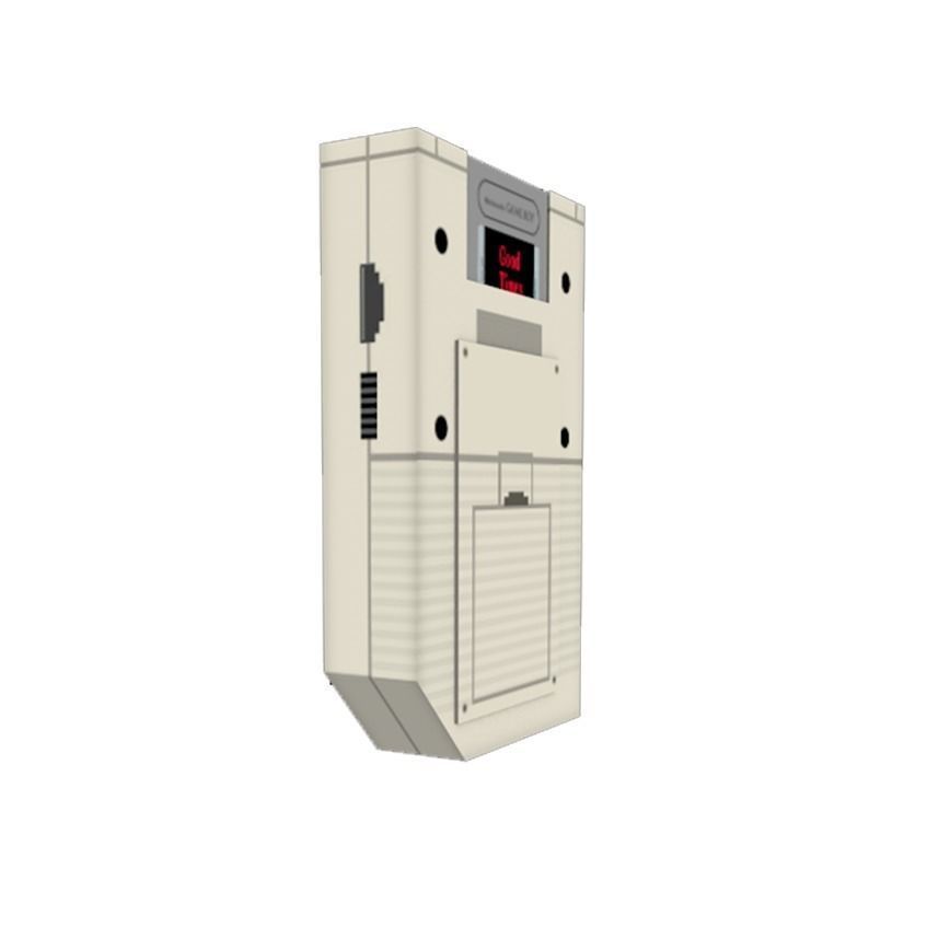 Low Poly Stylized  Gameboy Low-poly 3D model_1