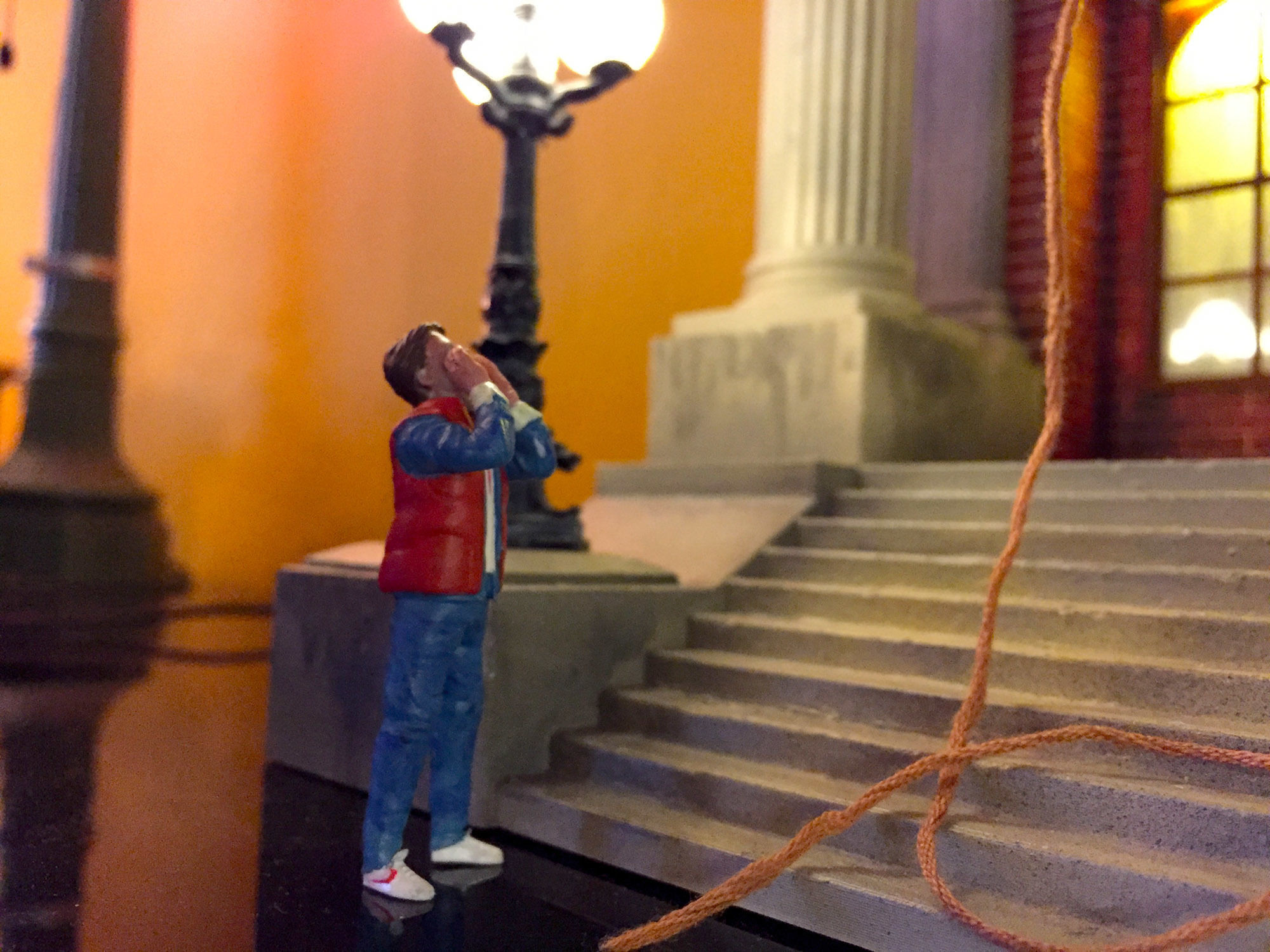 CourtHouse Back to the Future  1-45 Scale  53cm 3D print model_17