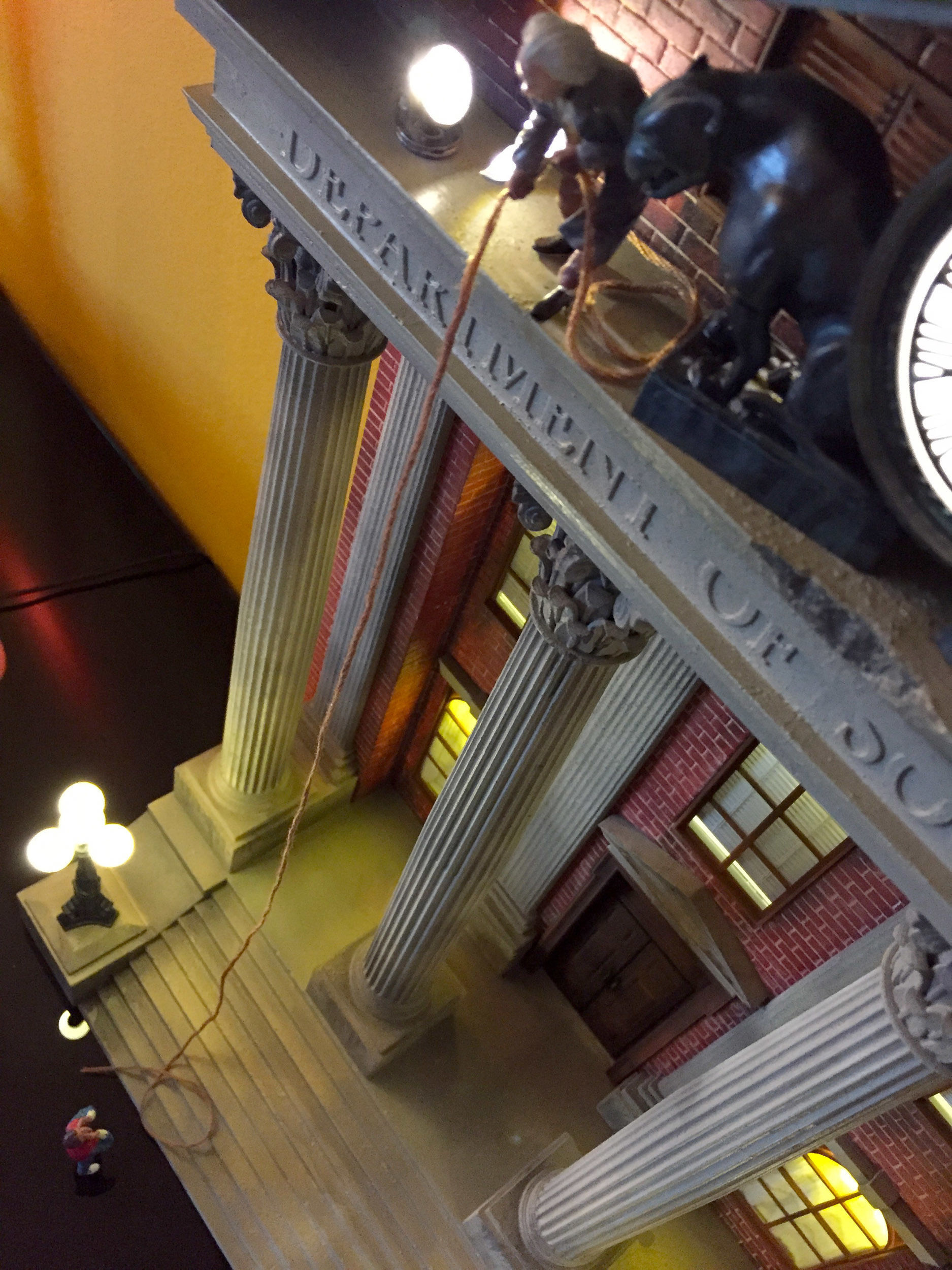 CourtHouse Back to the Future  1-45 Scale  53cm 3D print model_4