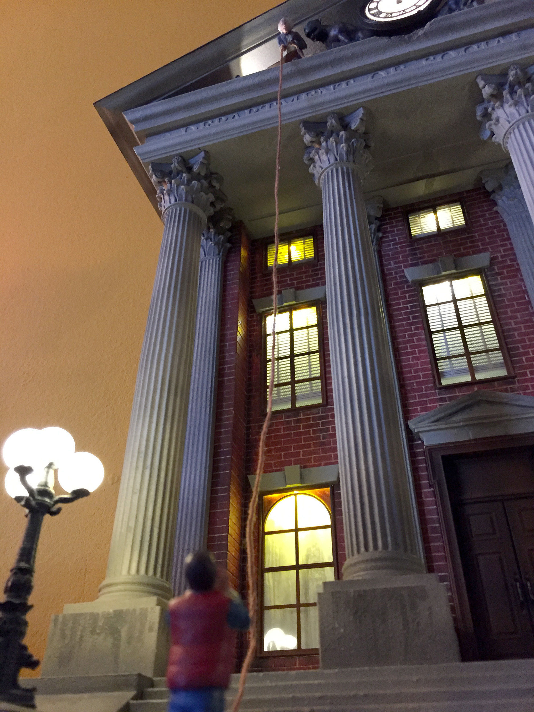 CourtHouse Back to the Future  1-45 Scale  53cm 3D print model_12