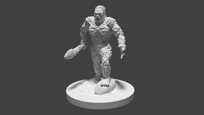 BigFoot Holding Club 3D print model