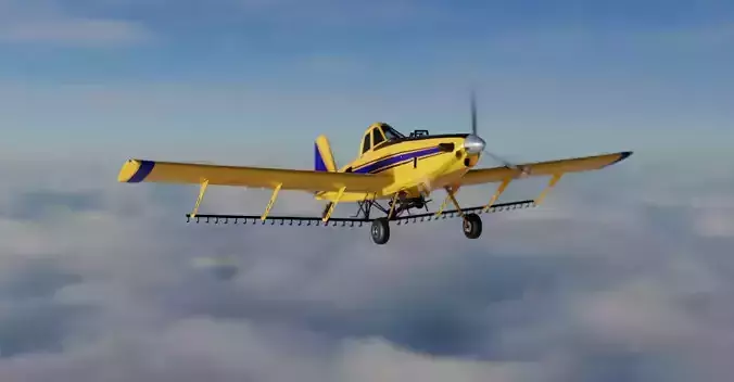 Crop Duster Plane 3D model