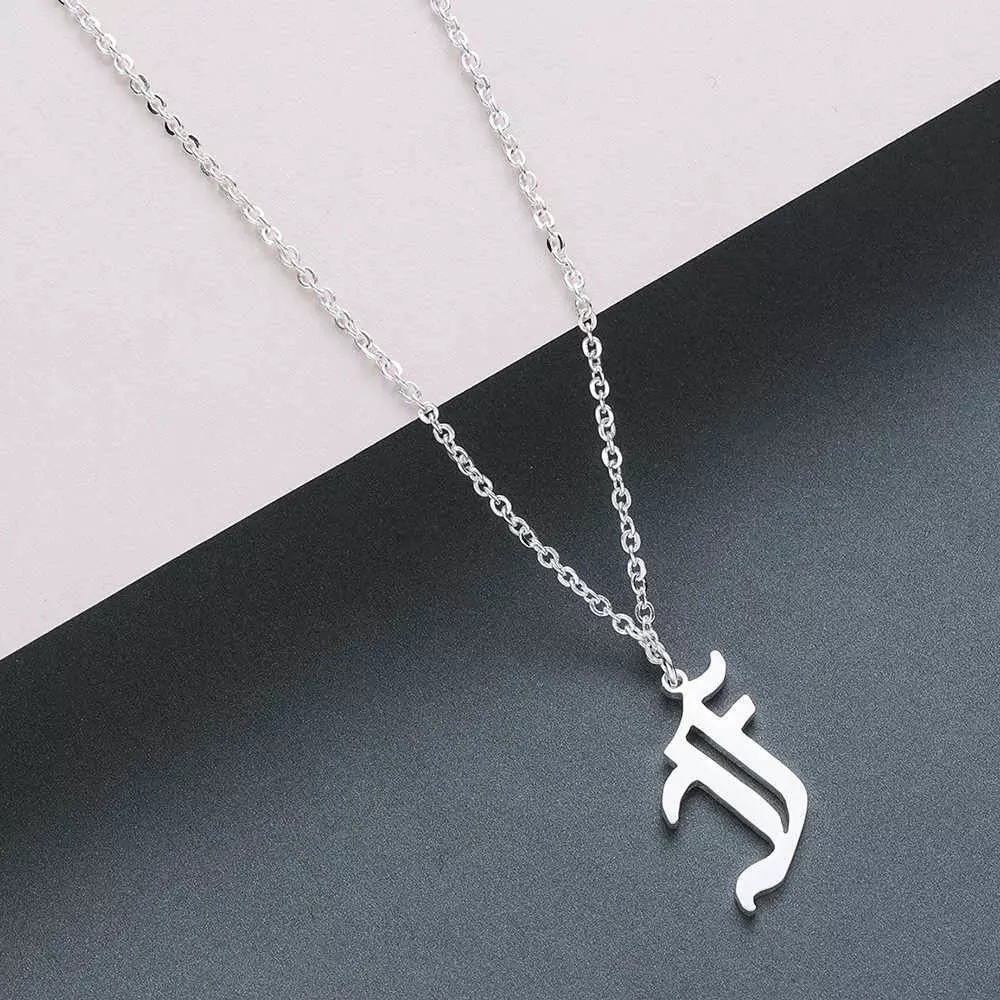 Gothic Alphabets F Pendant 3D print model_0