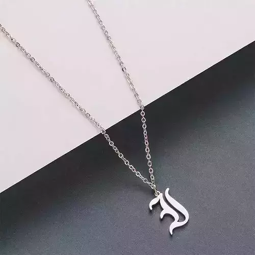 Gothic Alphabets i Pendant