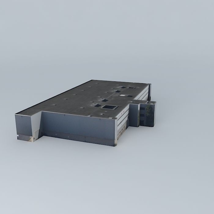 Building at LAX Free 3D model_1