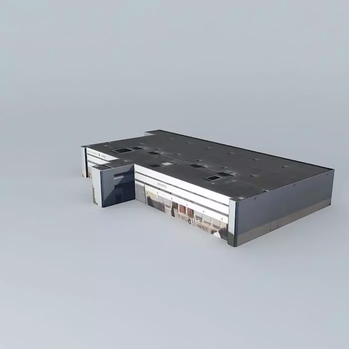 Building at LAX Free 3D model_0