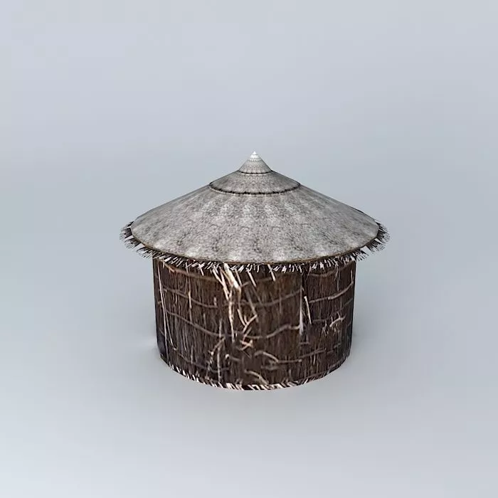 Ethiopian mountain hut Free 3D model