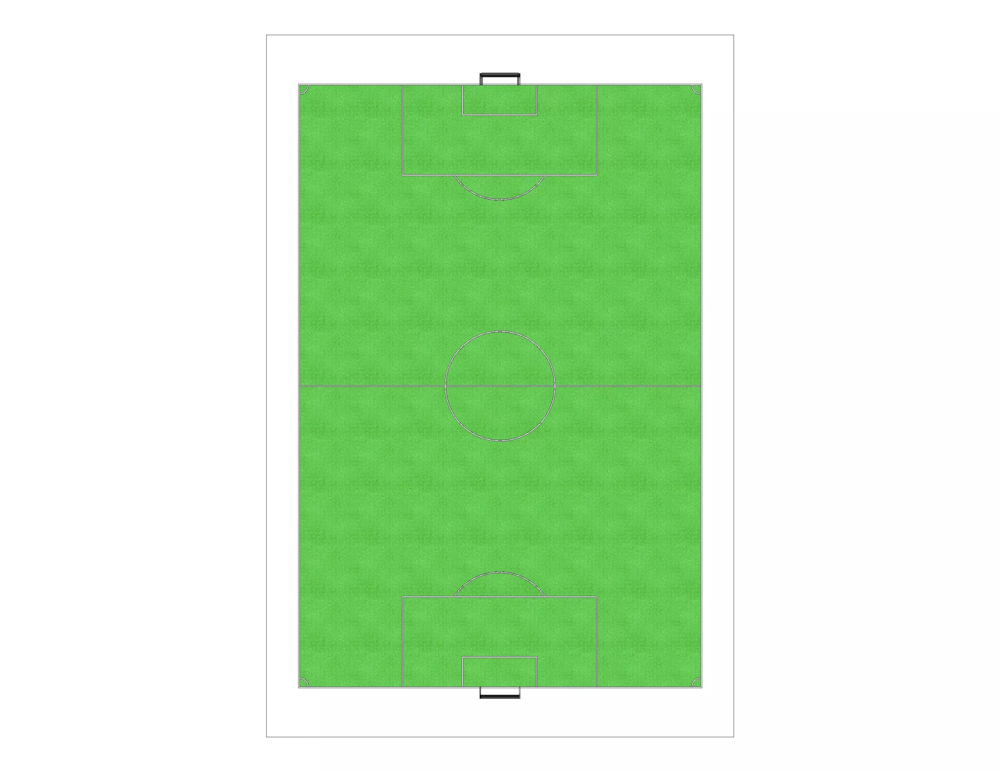 Soccer Field 3D model