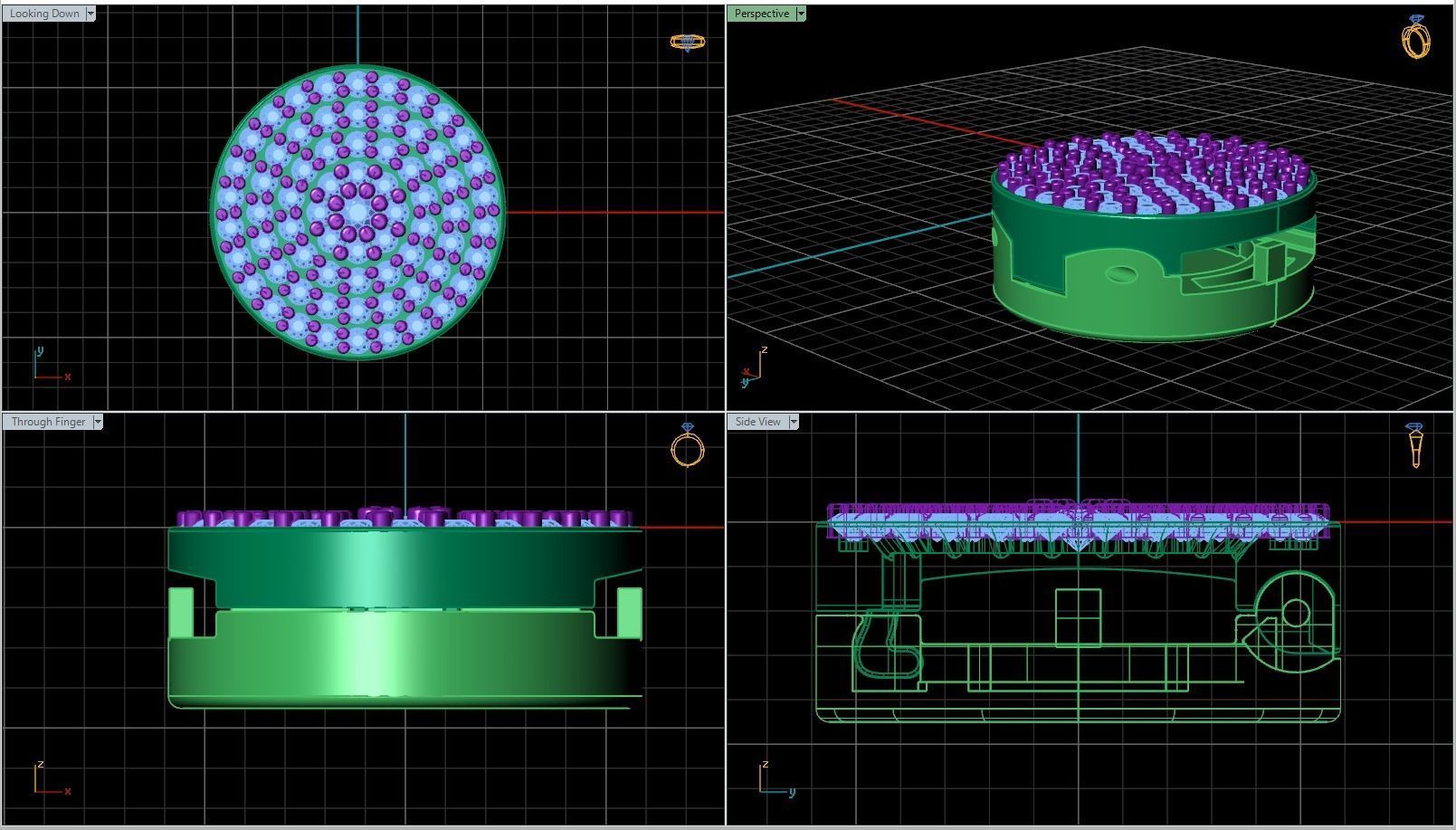 jewelry lock diamonds Pandora 3D print model_4