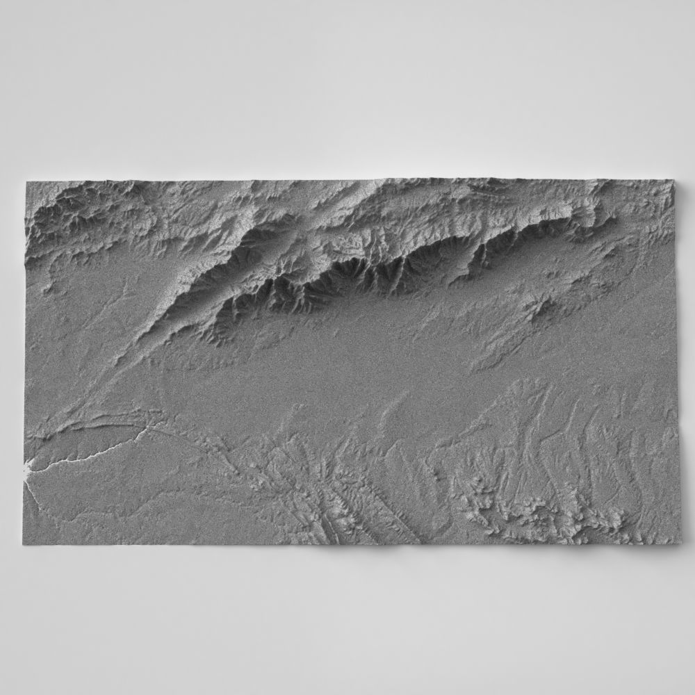 Wasteland Mountain Landscape 3D model_7