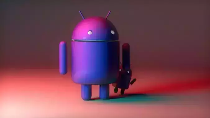 Android logo Free 3D model