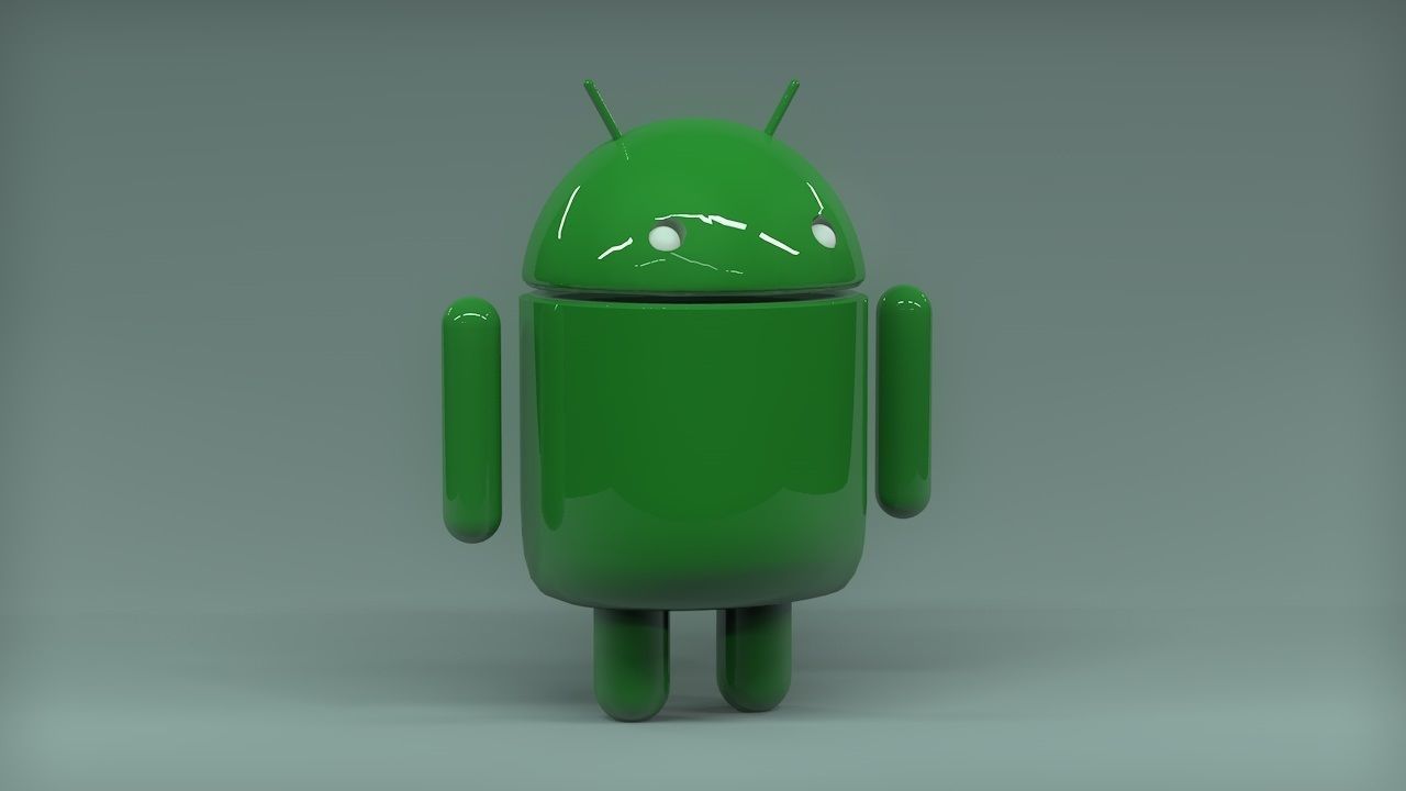 Android logo Free 3D model_1