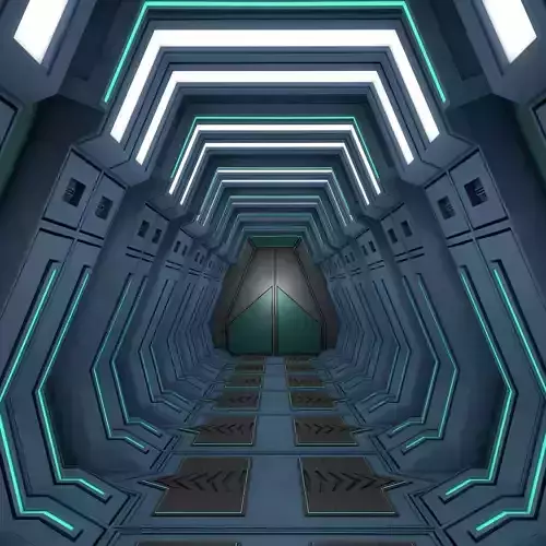 Sci fi corridor