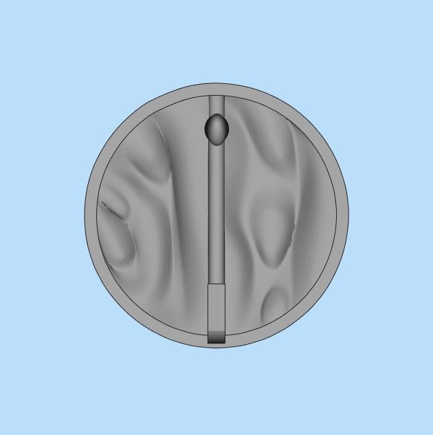 Women Earrings  folds 3dm stl 3D print model 3D print model_28