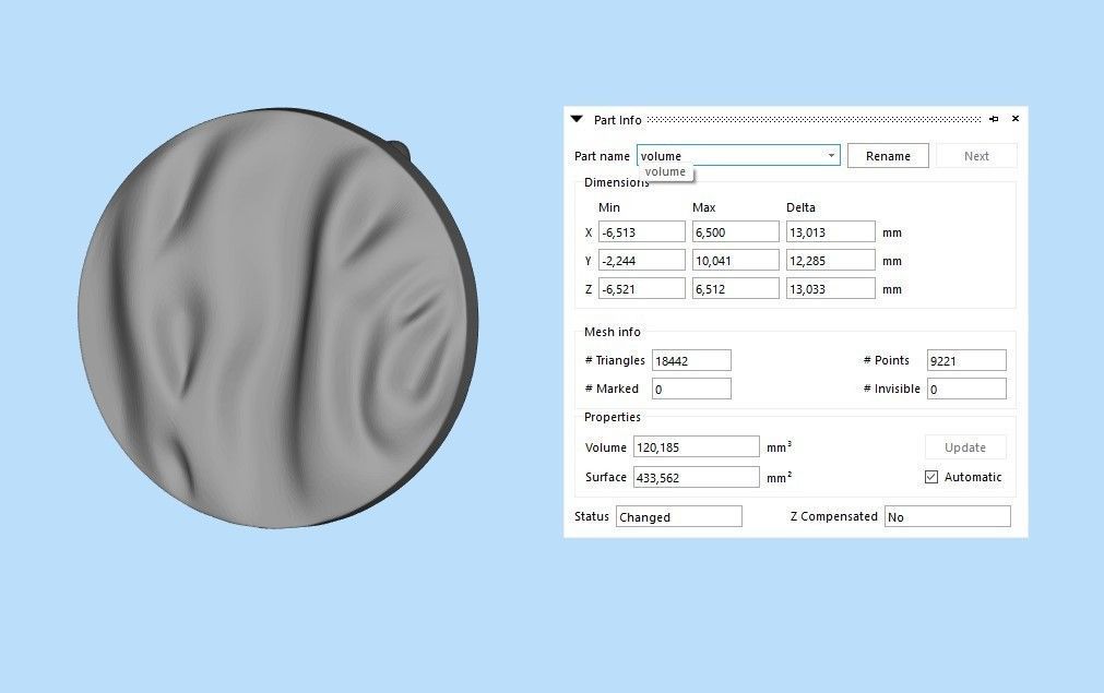 Women Earrings  folds 3dm stl 3D print model 3D print model_30