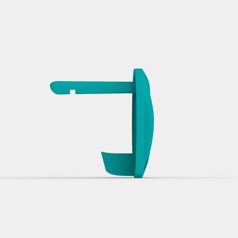 Women Earrings  folds 3dm stl 3D print model 3D print model_15