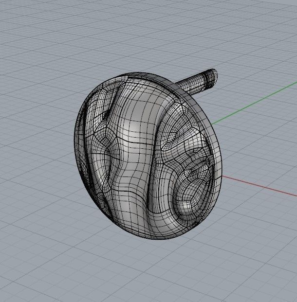 Women Earrings  folds 3dm stl 3D print model 3D print model_21