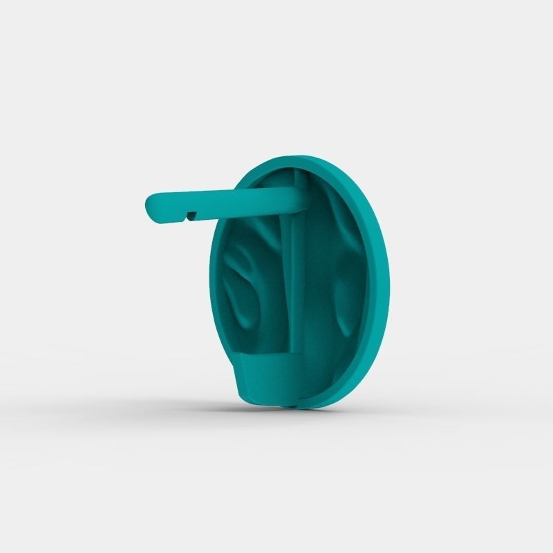 Women Earrings  folds 3dm stl 3D print model 3D print model_16