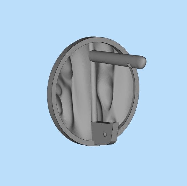 Women Earrings  folds 3dm stl 3D print model 3D print model_24