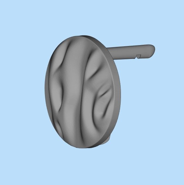 Women Earrings  folds 3dm stl 3D print model 3D print model_27