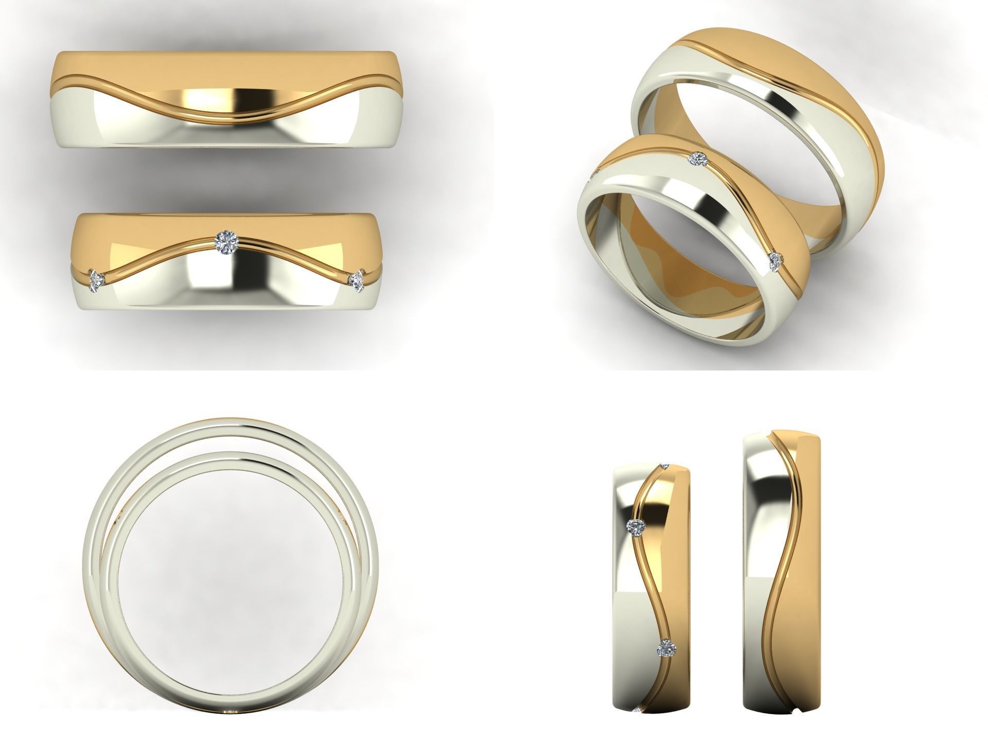 Ring pk 25 3D print model_3