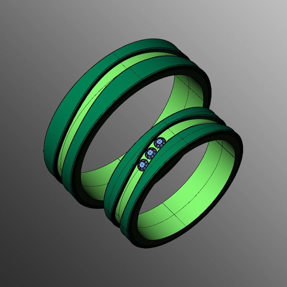 Ring pk 26 3D print model_2