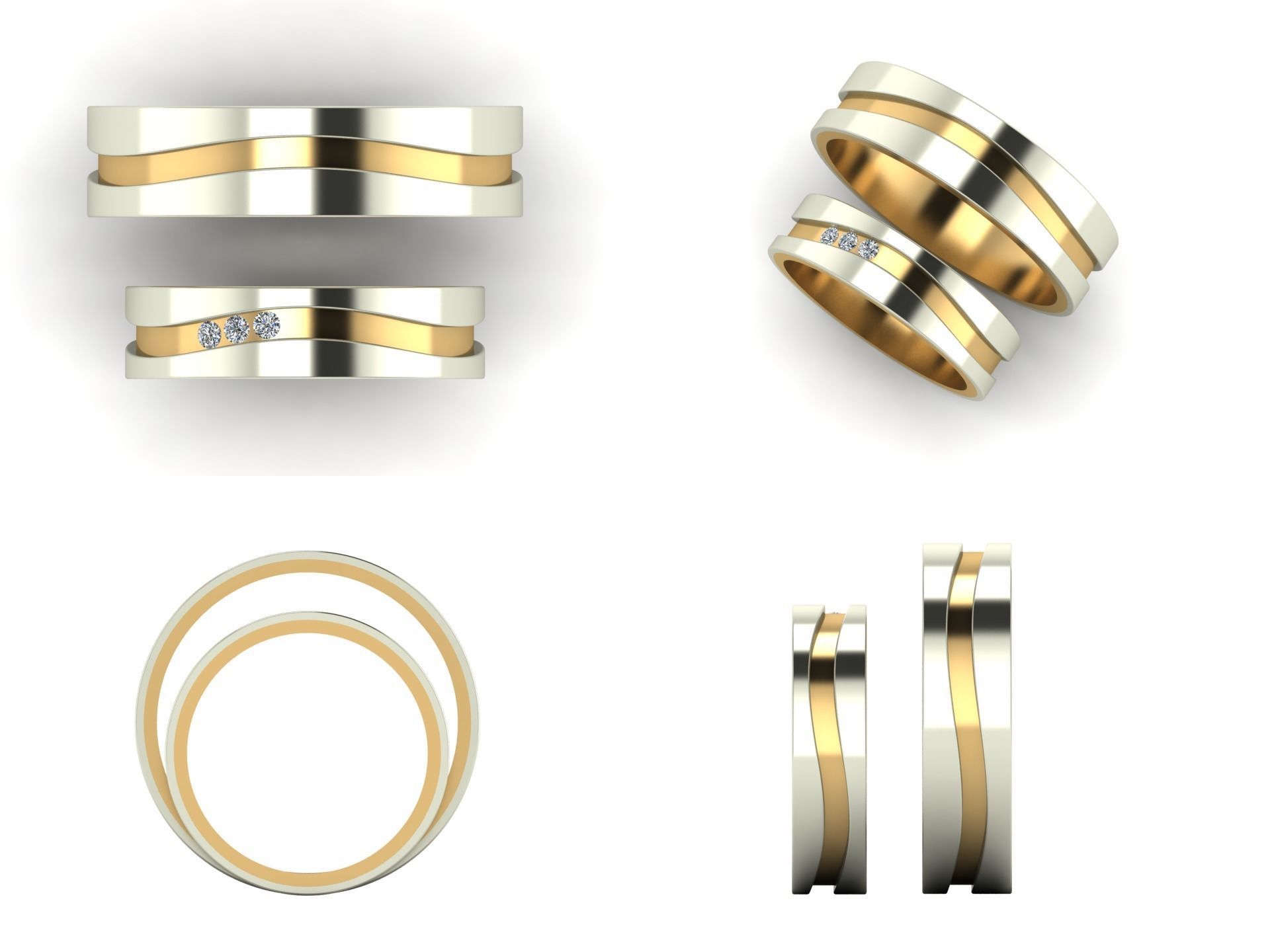 Ring pk 26 3D print model_3