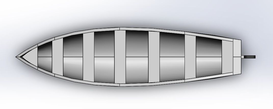 Japanese Row boat and Utility or Secretary boat for 3D printing 3D print model_6