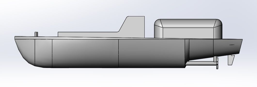 Japanese Row boat and Utility or Secretary boat for 3D printing 3D print model_3