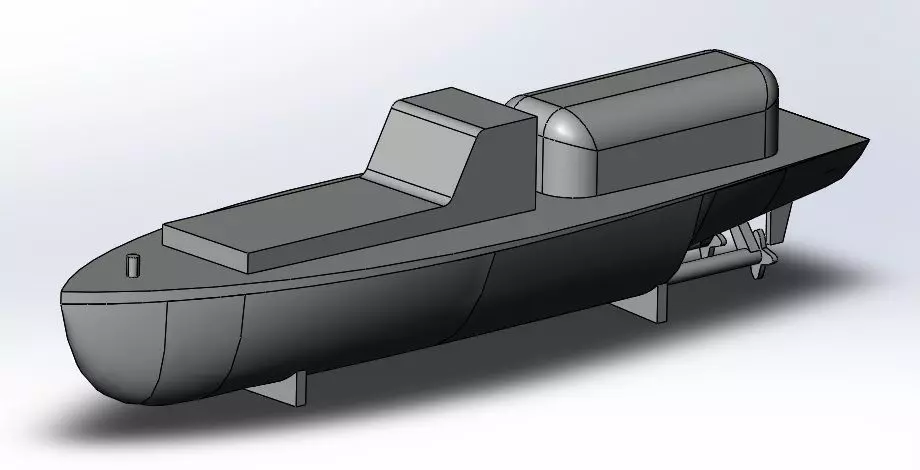 Japanese Row boat and Utility or Secretary boat for 3D printing 3D print model_0