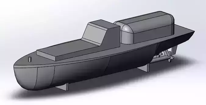 Japanese Row boat and Utility or Secretary boat for 3D printing 3D print model