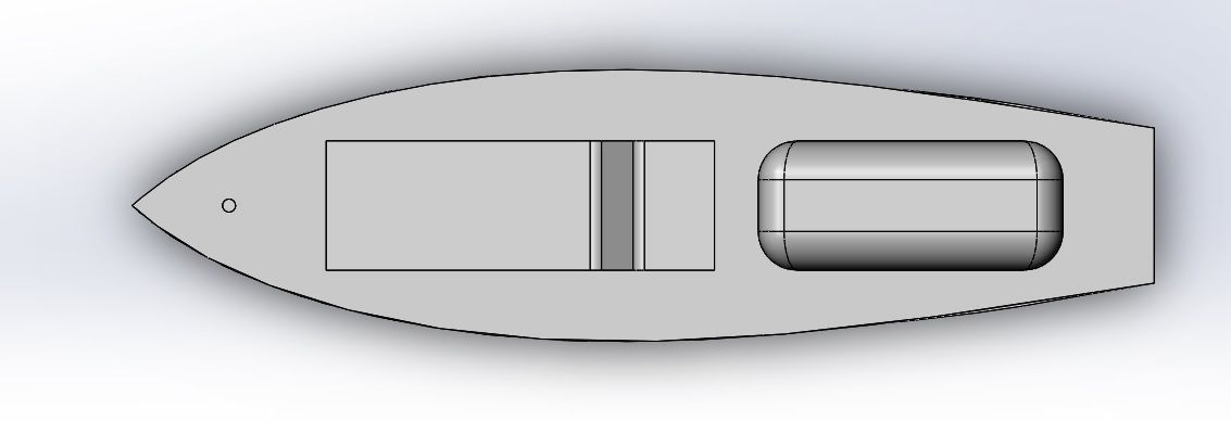 Japanese Row boat and Utility or Secretary boat for 3D printing 3D print model_2